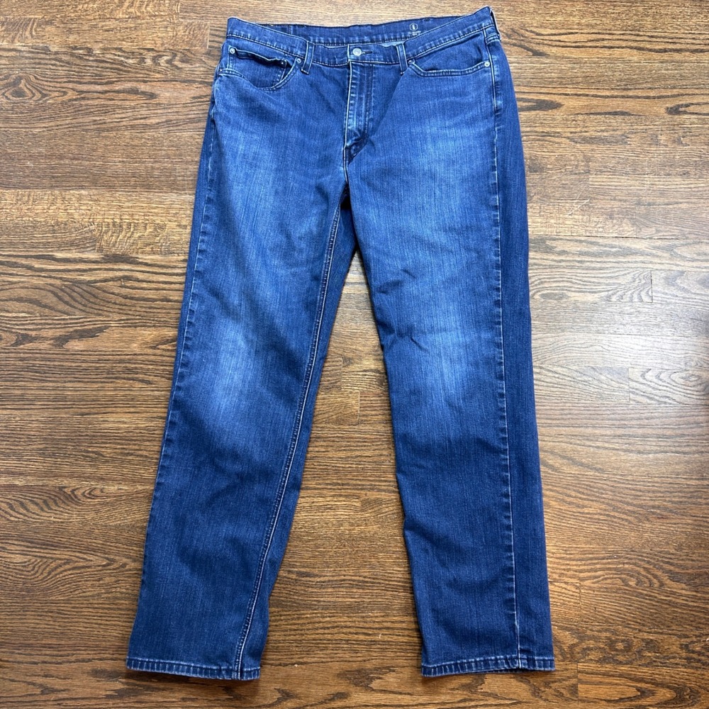 Levis 541 Athletic Taper Jeans Mens 38x34 Blue All Seasons Tech Dark Wash Denim